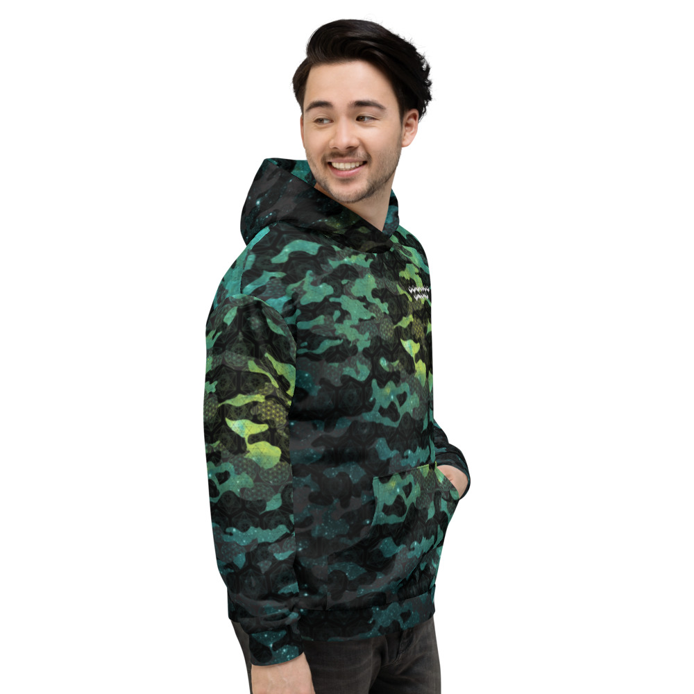 Teal – Cosmic Camo – Unisex Hoodie – Desired State